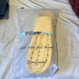 NWT Pillow Slide Sandals Yellow